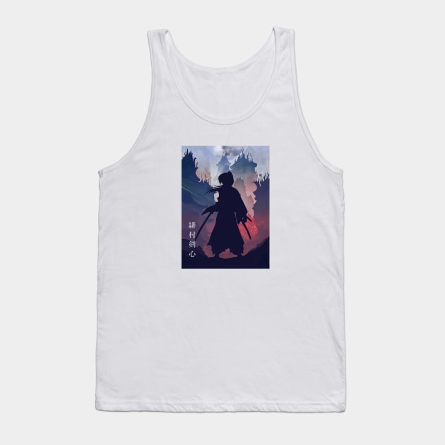 Rurouni Kenshin - Minimalist Tank Top by The Artz